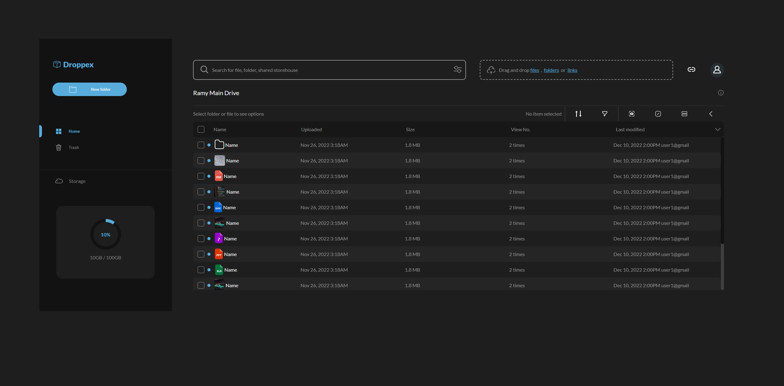 Dashboard
