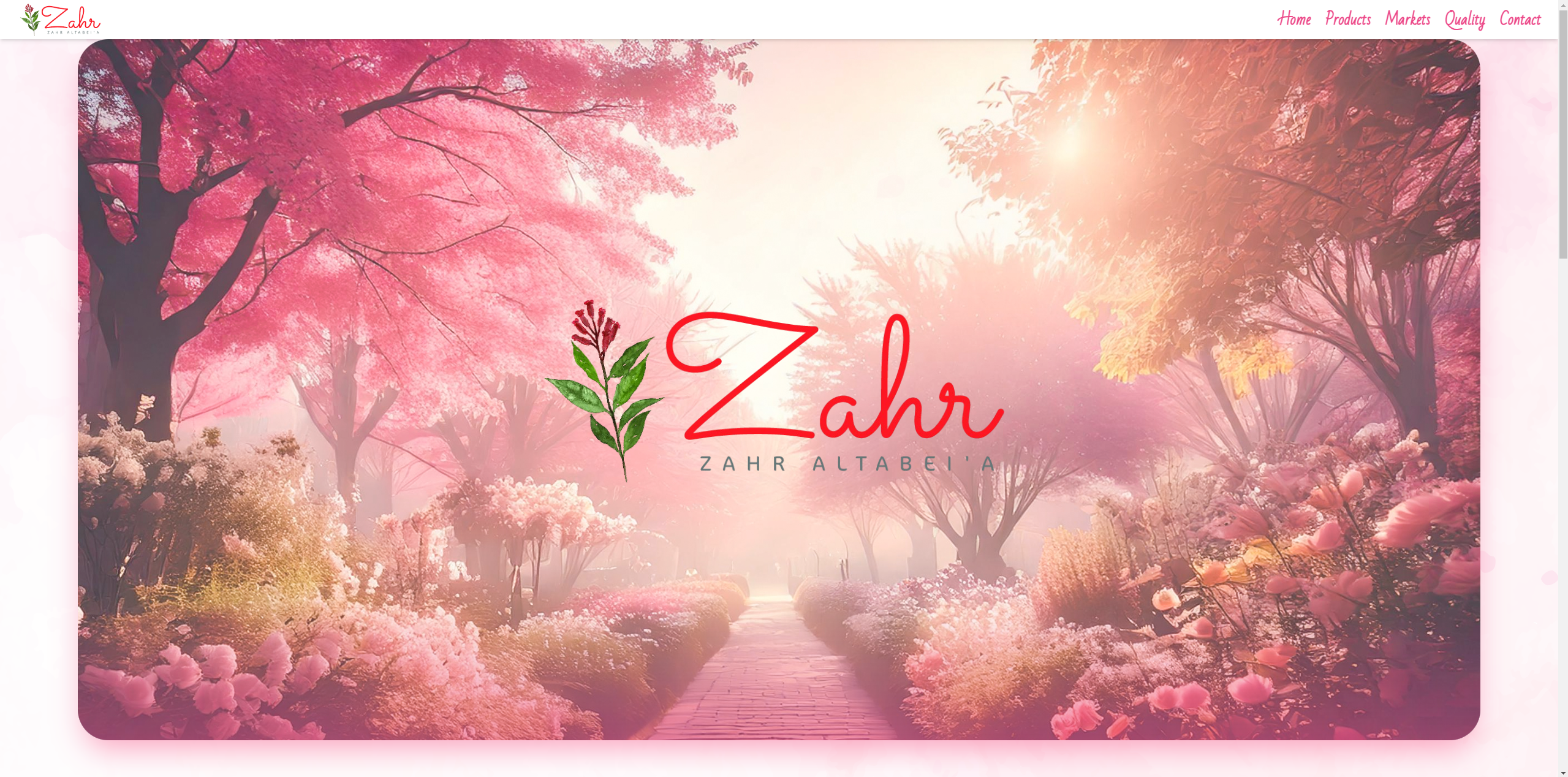 Zahr Nature Website
